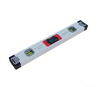 Digital Level 400mm, Aluminum Alloy Dual-Axis Inclinometer with Magnetic Base, Signal Notification for 0/30/45/60/90 Degrees, Angle Finder and Slope Meter