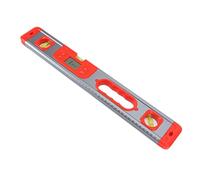 Digital Level Aluminum Alloy 4x90° 2x180° Professional Electronic Digital Level with Backlit Display, 3 - in - 1 Smart Level Tool for Construction and DIY Measurement (Red)