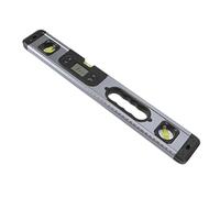 Digital Level Aluminum Alloy, Professional Electronic Digital Level with 4x90° & 2x180° Range, Backlit LCD Display, 0.01° Accuracy, Data Lock Function for Construction, Woodworking (Black)