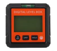 Digital Level Angle Meter with Base, Electronic Protractor Inclinometer, ABS Body, LCD Display, 4x90° Measuring Range, Relative/Absolute A(E)