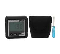 Digital Level Box Magnetic Data Lock Angle Slope Conversion Protractor Angle Finder Gauge for Carpentry Building Masonry Bevel (Black White)
