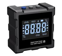 Digital Level Box Protractor Angle Finder Level Gauge Bevel Gauge Inclinometer with Magnetic Based Backlight Measuring Tools