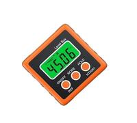 Digital Level Box Protractor Angle Finder Magnetic Inclinometer Digital Bevel Gauge Angle Measurement Tool 4 * 90° Measuring Tools(Orange)