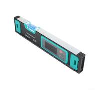 Digital Level Ruler 20/30cm with Magnetic Base & Auto-Flip LED - Accurate Angle Finder for Woodworking(300mm (number tube))