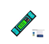 Digital Level Ruler 20cm/30cm, Magnetic Inclinometer with LED Backlight, Auto-Flip Display, for zero Reset, Angle Finder for Woodworking-Metal
