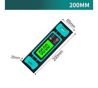 Digital Level Ruler with LCD Display, 200/300/400mm Angle Meter for Construction and Renovation, ABS Material with Sound Alert and for AUTO Shutoff Function