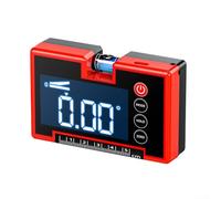 Digital Level with Powerful Magnetic Base for Hands-Free Use on Metal Surfaces, Compact Design for Precision Measurement in Tight Spaces (A)