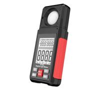 Digital Light Detector, Digital Illuminance Meter Light Meter | Range up to 100,000 Lux, Ambient Humidity, Temperature Meter, LCD Display, for Accurate Light Measurements
