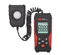 Digital Light Meter Illuminance Lux Meter Record LCD 0~200,000 Measurement Range Flexible Sensor Light Tester(TA630B)
