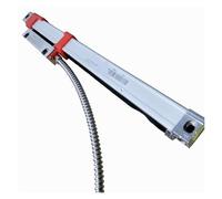 Digital Linear Scale 130-260mm Small Linear Scale Electronic Scale s Optical Scale Incremental 5V Precision and Muti-Function,White-KA200-240mm-5um