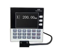 Digital Linear Scale Digital Readout Lcd Set Magnetic 2 Axis Optical Lathe Electronic Linear Scales Digital Measuring Precision and Muti-Function,Multi-colored-S35-2