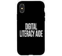 Digital Literacy Aide Appreciation Day For Work Week Case for iPhone X/XS