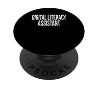 Digital Literacy Assistant Appreciation Day For Work Week PopSockets Adhesive PopGrip