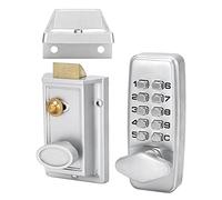 Digital Lock, Smart Door Lock, DIGITAL Garden Gate Lock Keyless Entry 2 Way Safety Lock, Waterproof Outdoor Combination Lock Keypad Lock For Garden Gate for Garden Gate and Outdoor Use