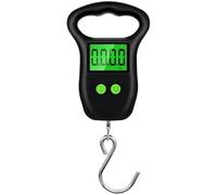 Digital Luggage Scale, Digital Fish Scale, Portable Handheld Digital Luggage Scale 50Kg 10g Fish Hook Scale Measuring Tape Measure Backlight LCD Display