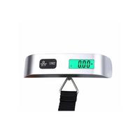 Digital Luggage Scale Hanging Suitcase Weight LCD Screen Display Portable with Thermometer Bandage 50Kg/10G Lb Oz