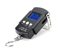 Digital Luggage Scale, Portable Suitcase Scale Clear Display Hook, Convenient Travel Scale Fishing Scale with Handle for Outdoor Indoor(50KG/10G)