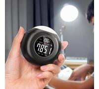 Digital Lux Candle Light Meter, Handheld Luminance Tester, 200,000 Lux Capacity, Backlit Display, Memory Function, Storage Box, Ideal for Outdoor Plant Growth and Film Photography