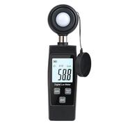 digital lux meter, Digital Mini Lux Meter LCD Display Handheld Illuminometer 0-200000 Luminometer High Accuracy Lux/FC Measure Tester for Homes Agriculture Warehouses