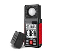 Digital Lux Meter Light Meter, Handheld Ambient Temperature Measurer | Range up to 100,000 Lux, Ambient Humidity, Temperature Meter, LCD Display, for Accurate Light Measurements
