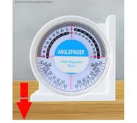 Digital Magnetic Angle Finder Level Tool with High- Inclinometer, ABS Construction, 9.6 x 9.7 x 3. cm, for Construction & DIY Use