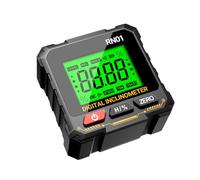 Digital Magnetic Angle Finder, Mini Protractor Level Tool, Construction Machinist Measuring, 6.5x6.5x3.2cm, Easy-to-Read Digital Display, Portable Measuring, for Home Shop