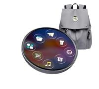 Digital - Magnetic with Touch Screen and LED Lights | Electronic Video and Photo Pin for Anime and Football Lovers, Boys and Girls, Concerts, Music Festivals and Events