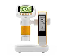 Digital Magnifier 2 Inch Display 8 LED Light Portable Design for Kids Scientific Observation Lab Experiments Exploration Handheld Digital Microscope