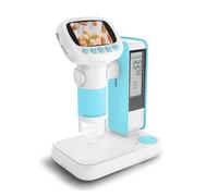 Digital Magnifier 2 Inch Display 8 LED Light Portable Design for Kids Scientific Observation Lab Experiments Exploration Handheld Digital Microscope