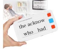 Digital Magnifier, 5.0 Inch Screen, 4-32X Zoom, 17 Color Modes, 5 Brightness Levels for Reading & Writing
