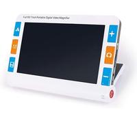 Digital Magnifier 7 Inch Screen with Stand | 2X-32X Zoom, 26 Color Modes | Handheld Electronic Reading Aid for Books, Writing & Low Vision