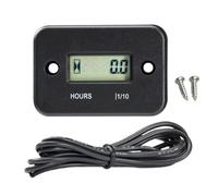 Digital Maintenance Hour Meter | Scooter LCD Digital Hours Counter - Motorcycle Hours Counter for Motorcycles, Beach