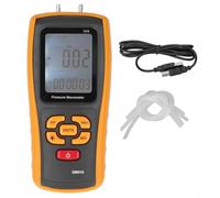 Digital Manometer Differential Pressure Tester GM510 with Backlit LCD for HVAC Air Flow, Combustion Analysis, Respiratory Pressure, Filter Resistance and Furnace