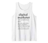 Digital Marketer Definition Funny Creative Design Tank Top