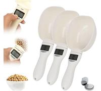 Digital Measuring Spoon 2025 Electronic Measuring Spoon Scale with LCD Screen High-Precision 800g / 0.1g Suitable for Pet Foods, Coffee, Home (3 pcs)