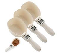 Digital Measuring Spoon, Kitchen Scale Spoon with LCD Screen, 1g Precise Weighing (3g-800g), 4 Units Conversion (g/ml/oz/Cup) for Baking, Baby Food, Coffee, Pet Food, Detachable & Battery Included