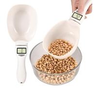Digital Measuring Spoon,Pet Food Measuring Scoop Scale with LCD Screen Display,800g High Precision Food Measuring Scoop,Kitchen Digital Food Measuring Spoon for Baking Cooking Dog Cat Food Weighing