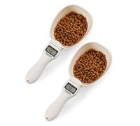 Digital Measuring Spoon Scale, Electronic Adjustable Measuring Spoon Scale 800g / 0.1g High Precision for Kitchen Gadgets Daily Meals Pet/Dog Food Measuring Scoop (2Pcs)