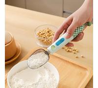 Digital Measuring Spoon Scale USB Rechargeable 500g/0.1g Precision Measuring Spoon with LCD Display Tare Function & Unit Detachable Head Kitchen & Formula Use (2 Styles) (B, 20x10x3.5cm)