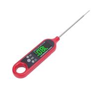 Digital Meat Temperature Probe, Stainless Steel Probe Pin Style BBQ Kitchen Food with Fast Response Time for Hot Liquids, Default