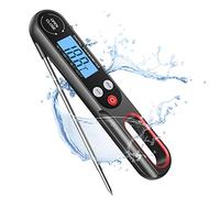 Digital Meat Thermometers for Air Fryers Cooking, Food Thermometer Instant Read BBQ Cooking Thermometer with Foldable Long Probe and Backlight Screen Magnetic Back for Kitchen,Milk
