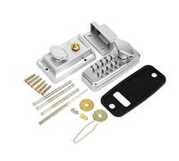 Digital Mechanical Password Door Lock, 2-4 Digits Bolt Button Code Lock for Outdoor Cabinet Door Security, Compact Code Lock for Cabinet Door Storage Locker with Secure Code