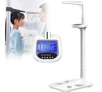 Digital Medical Scale with Ultrasonic Height Measurement, LCD Display for Accurate Weight, Height, Obesity Value, and BMI Calculation, Ideal for Professional and Home Use