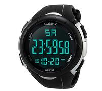 Digital Men Wrist LED Analog Sport Watch Men's Watch Gstb400d-1a (White, One Size)