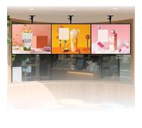 Digital Menu Board For Restaurant Wall-Mounted LED Light Box With Aluminum Alloy Frame, Illuminated 3D Commercial Signage Display For Cafe Bar Shop(50x70cm/19.69x27.56in)