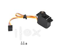 Digital Metal Gear 10g Analog Servo, RC Servo for Fixed Wing Airplane, 2.5kg cm with 0.1sec/60°, Includes 4 Arms and 3 Ss for RC