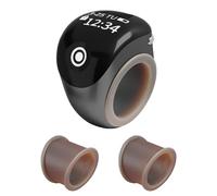 Digital Meter - Finger Ring, Real Time Counting Connected to App, For Daily Walking Indoor And Outdoor Golf Math Classroom, Next, Se référer au descriptif, ABS+Silicone, Refer to description