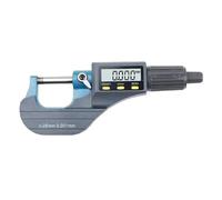 Digital Micrometer 0-25mm, Outside Micrometer with Ratchet Stop and Zero Function, Metric/Inch Conversion for Engineering, DIY