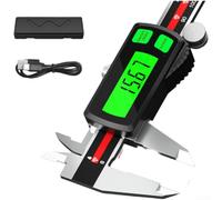 Digital Micrometer Caliper Stainless Steel Rechargeable for Battery Large LCD Screen Auto Off 0-150mm Depth Gauge for 3D Printing(0-150mm)
