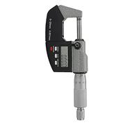 Digital Micrometer, High Precision 0.001mm Electronic Outer Diameter Micrometer 0-25mm Digital Caliper Thickness Gauge Micrometer Base Stand Holder Professional Measuring Tools Thickness Gauge(Microme